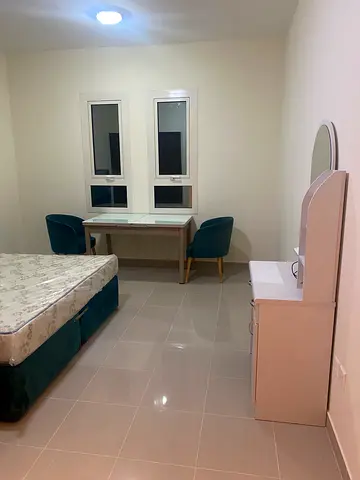 al kahil gate , master bedroom room with attached bathroom in al quoz , for couple or one person