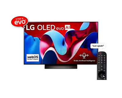 LG 83″ OLED evo C4 4K Smart TV AI Magic remote Dolby Vision webOS24 (2024 Model)
