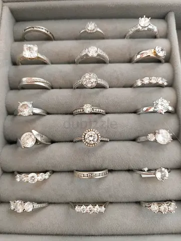 925 Sterling Silver Rings for Sale | Luxury Sparkling Engagement  Fashion Rings