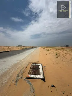 For Sale in Sharjah Al Sahma Area Phase 1 Residential Land Corner Plot on Two 18-meter Streets Close