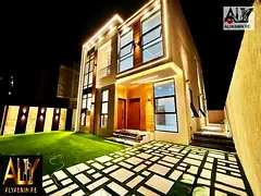 Own a villa with electricity and water included, prime location, 4 bedrooms with a large internal ya