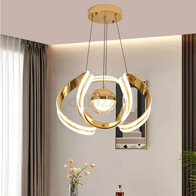 Modern LED Ring Chandelier Light | Luxury Ceiling Light | Home Decor