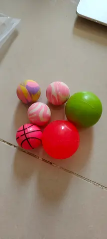 Rubber toy balls Aed 5