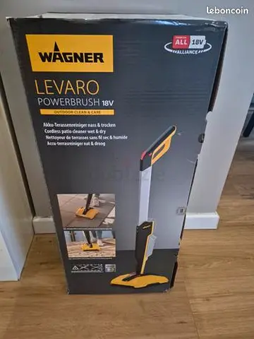 Wagner Levaro PowerBrush 18V Cordless Patio/Terrace Cleaner (Boxed)