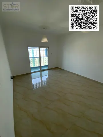 1 bedroom and lounge, 2 bathrooms with a balcony, open view, annual rent in Ajman Al Nuaimiya 3