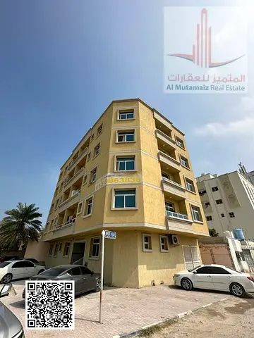 For annual rent in Ajman, a one-bedroom apartment in Al-Rida building in Al-Bustan, asking price 26,000 AED