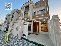 A great villa for sale, including registration fees, water, electricity, directly opposite a park, a