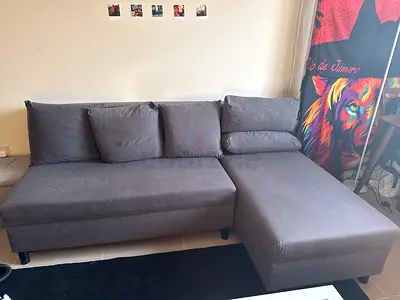 IKEA FRIHETEN corner sofa-bed with storage
