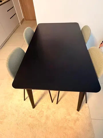 Brand new IKEA LISABO table with chairs (4pc.)