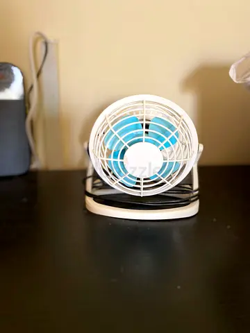 Small fan and lamp