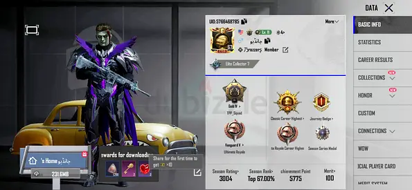 Pubg glacier account level 4