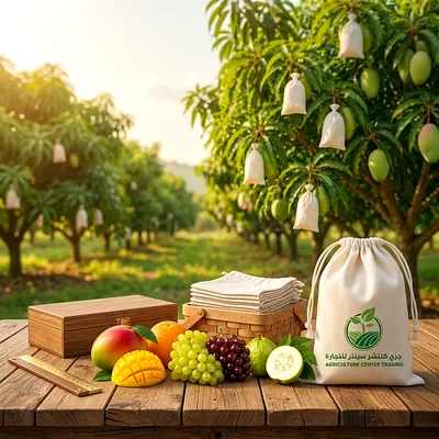 أكياس الشاش الزراعي لحفظ الثمار Fruit Storage Bags 25 Bags/Package