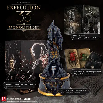 Clair Obscur Expedition 33 – Monolith Set (Steelbook + Music Box + Artbook) - Brand New  Sealed