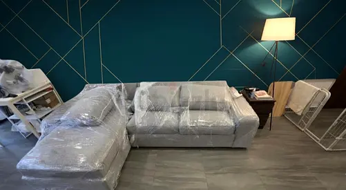 L-Shaped ikea kivik sofa