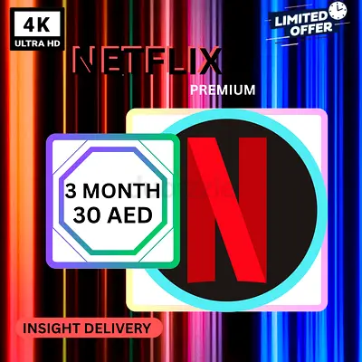 NETFLIX 3 MONTH 4K PREMIUM SUBSCRIPTION