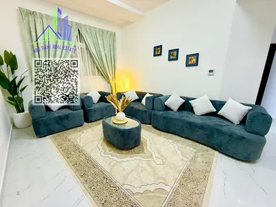 بدون عمولة | اوول ساكن | غرفتين وصالة مفروشة للايجار الشهري في النعيمية 1