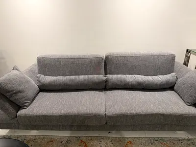 Strong steel frame sofa cum bed from Netherland with zipper for easy wash