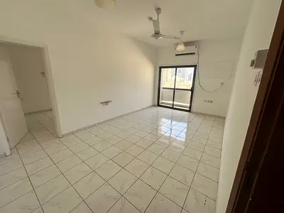 Two bedrooms and a living room for rent in Abu Shagara, a prime location near Lulu Hypermarket, the cooperative society, and close to services and tra