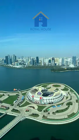 Apartment for annual rent and an investment opportunity, with a large area and a full view of Khalid Lake