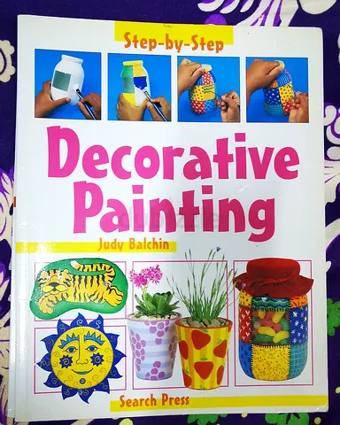 Decorative Painting by Judy Balchin, paper Mache, Clay modeling, Paper making and Creative lettering