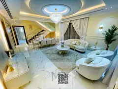 A luxurious, fully furnished villa (ready to move in) with a very elegant interior design, including