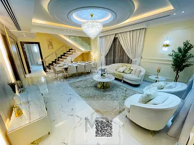 A luxurious, fully furnished villa (ready to move in) with a very elegant interior design, including all fees and air conditioning.