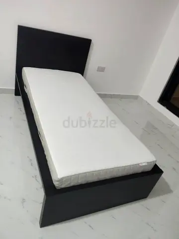 ‎IKEA Malam single bed frame with IKEA mattress 90×200cm