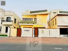 Villa with (pool) for sale | ajman| al helio2 area | 6 master rooms, majlis, hall, pool, roof| freeh