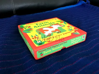 Usborne First Jigsaws and Book: Farm Animals