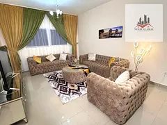 Sharjah, Al Taawun area: Two bedrooms, living room, kitchen, two bathrooms, and a balcony. Super del