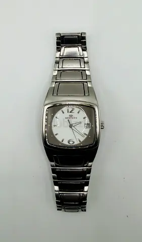 Western Vintage Ergonomic Mens Watch Switzerland, 1970s.