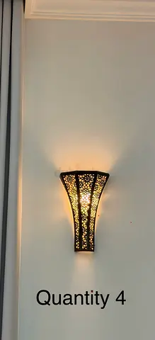 Set of 4 Decorative Wall Lamps   moroccan chandelier