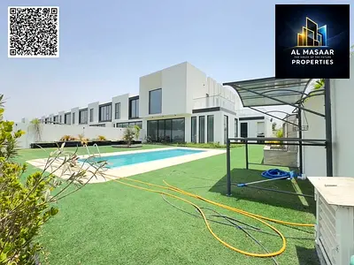 Luxury corner villa on 6200 sq ft with pool and garden, direct golf course view, ready for immediate occupancy