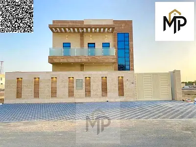 A stunning 4-bedroom master villa with built-in wardrobes in a prestigious area of ​​Al Zahia, including registration fees.