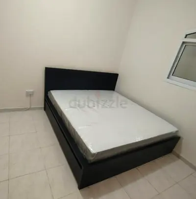 IKEA Malam queen bed frame with 2 storage drawers underneath and with IKEA mattress 160×200cm