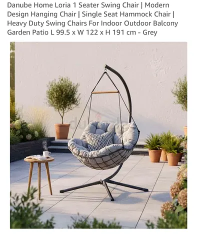 Outdoor Swing Chair - LIKE NEW