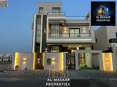 Luxury villa for sale in Al Yasmin – 5 master bedrooms | Includes registration, ownership, electric