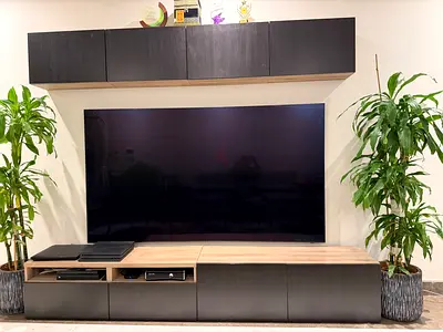 IKEA Strong TV Unit set with organizers (Drawers and shelves Top and bottom)