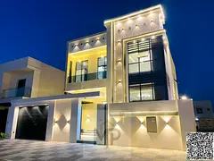 Villa for sale in Ajman | Al Amrah area | 6 bedrooms, majlis, hall, maid's room and roof | Freeh