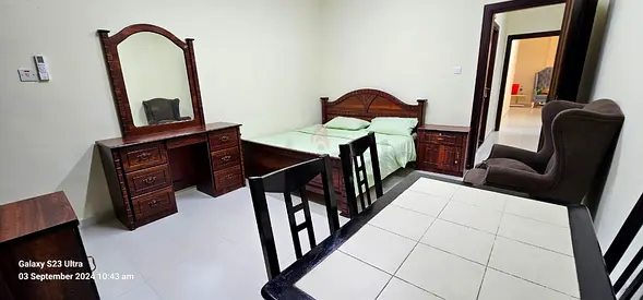 Family bed room available in Electra street Abudhabi