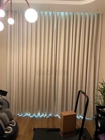 Motorized Curtain and blind
