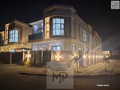 Corner Villa for sale | ajman| al zahia area | 5 master rooms, majlis, 2 halls, maid room| freehold