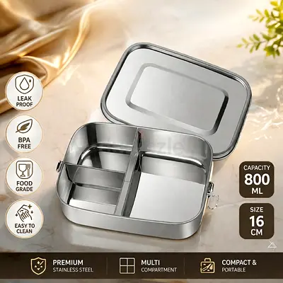 800ml Steel Lunch Box