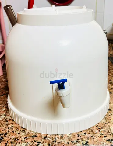 Small tabletop water dispenser with tap - used