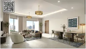 with a down payment of only 30,000 AED. Own a spacious one-bedroom apartment with a living room, kit