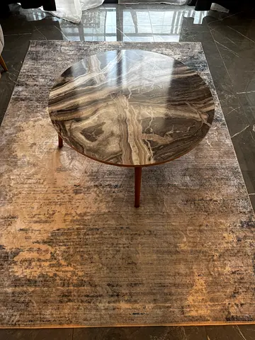 Modern neutral-tone large area rug