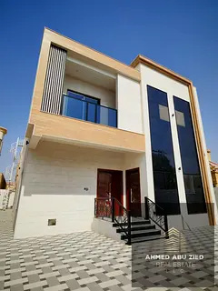 Great deal! Spacious and elegant brand-new villa for sale in Al Mowaihat 1, 5 master bedrooms, majli