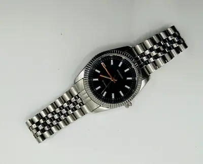 SEKONDA 2520 Ladies Black Dial Stainless Steel Bracelet Watch