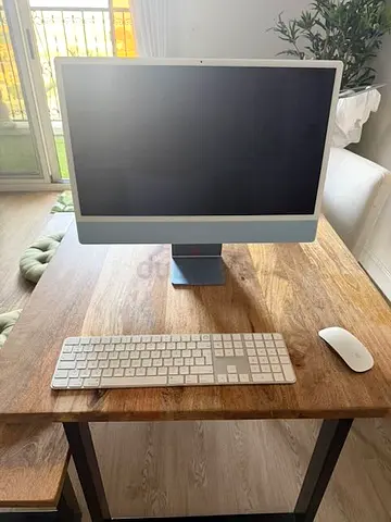 Apple iMac 24” (M1, 512GB, Blue) – Excellent Condition