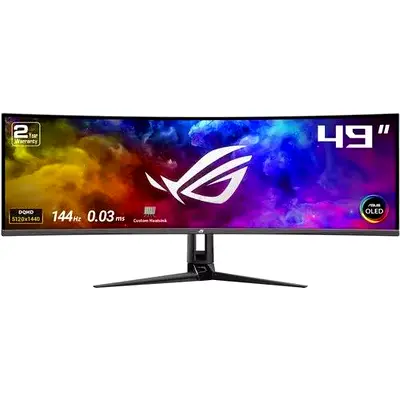ASUS ROG 49 Ultrawide OLED Gaming Monitor - 5120x1440, 144Hz